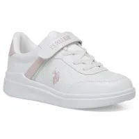Adidași pentru fetiţe U.S. Polo Assn. 3W BERKELEY JR 3PR Demisezon/ White