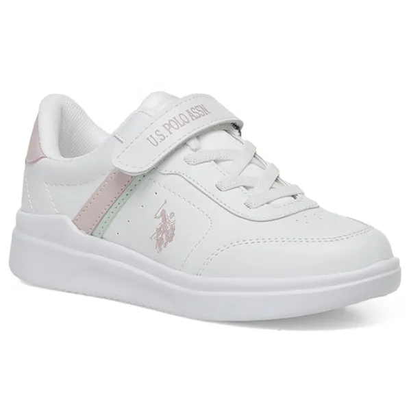 Adidași pentru fetiţe U.S. Polo Assn. 3W BERKELEY JR 3PR Demisezon/ White photo 1 Adidași pentru fetiţe U.S. Polo Assn. 3W BERKELEY JR 3PR Demisezon/ White photo 1