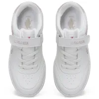 Кроссовки для девочек U.S. Polo Assn. 3W BERKELEY JR 3PR Демисезон/ Белый