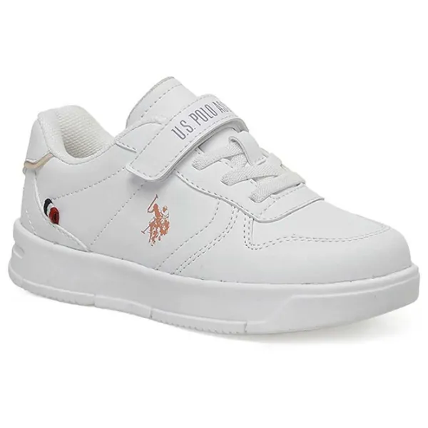 Adidași pentru fetiţe U.S. Polo Assn. 3W ANDREI JR 3PR Demisezon/ White photo 1