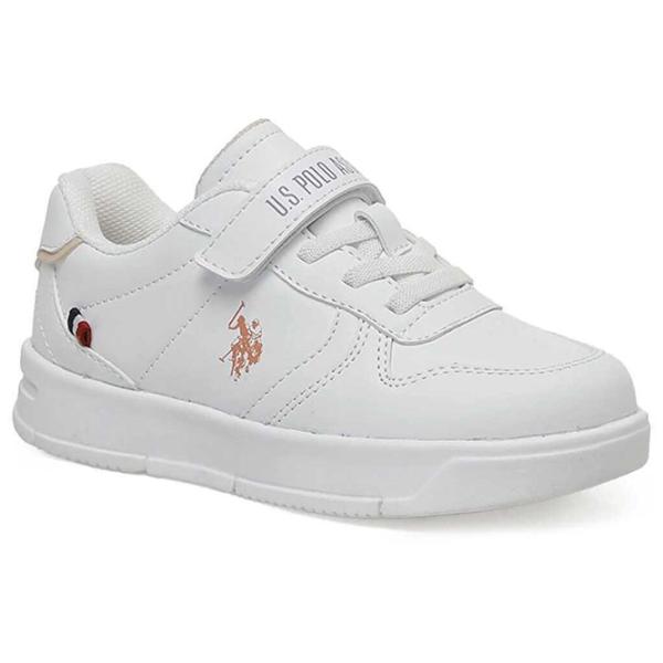 Adidași pentru fetiţe U.S. Polo Assn. 3W ANDREI JR 3PR Demisezon/ White photo 1
