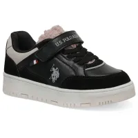 Adidași pentru fetiţe U.S. Polo Assn. 3S VALVERDE 3PR Demisezon/ Black