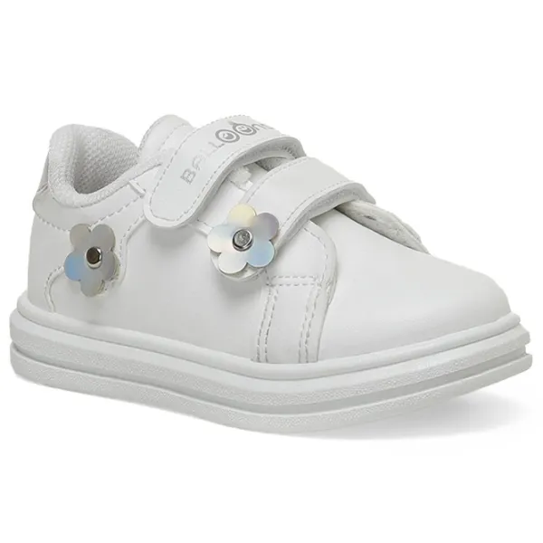 Adidași pentru fetiţe Balloon-s 3F MIELE.B 3PR Demisezon/ White photo 1 Adidași pentru fetiţe Balloon-s 3F MIELE.B 3PR Demisezon/ White photo 1