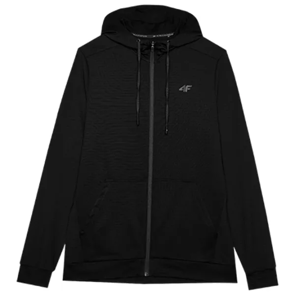 Hanorac pentru bărbați 4F 4FWSS24TFSWM303 Drept/ Black photo 1