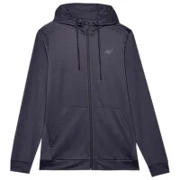 Hanorac pentru bărbați 4F 4FWSS24TFSWM303 Drept/ Grey