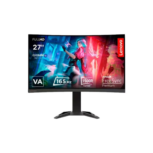 Монитор Lenovo G27c-30 27" Full HD 165 Гц/ 1 мс/ Черный photo 1