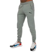 Pantaloni sportivi pentru bărbați Puma Ess Logo Pants Fl Cl Puma XL / Gray