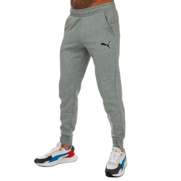 Pantaloni sportivi pentru bărbați Puma Ess Logo Pants Fl Cl Puma XXL / Gray photo 1
