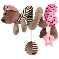 Jucărie pentru pătuțuri și cărucioare Alexis STK-16433P 3+/ Brown