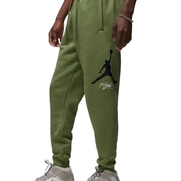 Pantaloni sportivi pentru bărbați Jordan Ess Flc Baseline Pant M/ Darkolivegreen photo 1 Pantaloni sportivi pentru bărbați Jordan Ess Flc Baseline Pant M/ Darkolivegreen photo 1