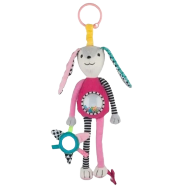 Игрушка-погремушка для коляски Canpol Длинные уши от 0 месяцев photo 1