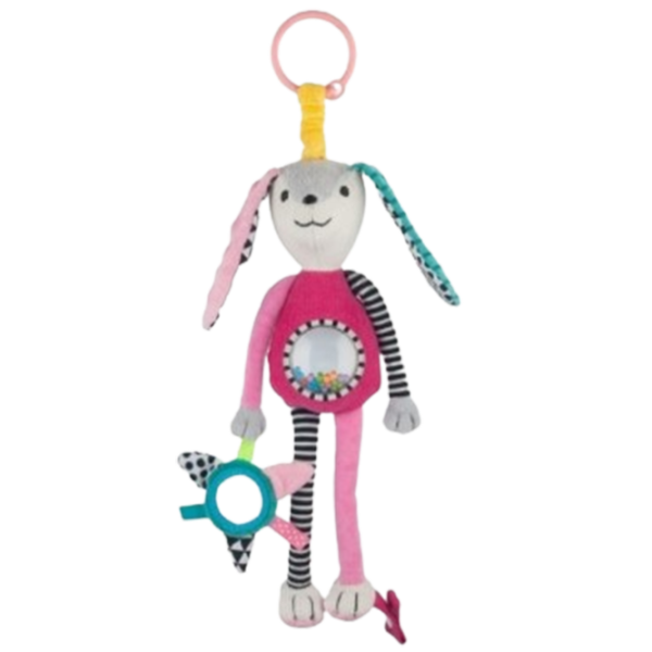 Игрушка-погремушка для коляски Canpol Длинные уши от 0 месяцев photo 1