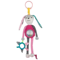 Jucarie zornaitoare pentru carucior Canpol Urechi lungi de la 0 luni