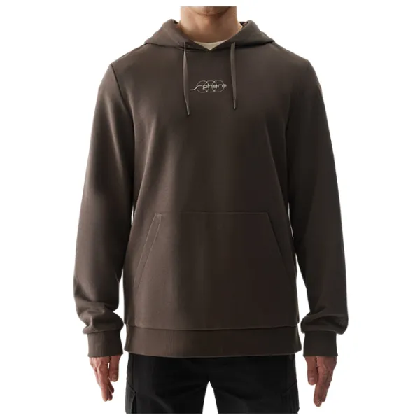 Hanorac pentru bărbați 4F 4FRSS24TSWSM1624 Drept/ Brown photo 1