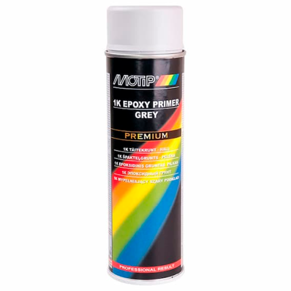 Автомобильная грунтовка Motip 1K Epoxy Primer 500 мл/ Для металлических поверхностей photo 1