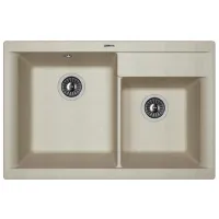 Chiuvetă Florentina Kassi 780 51 x 78 / Piatră artificială / Gray