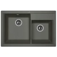 Chiuvetă Florentina Kassi 780 51 x 78 / Piatră artificială / Black