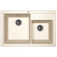 Chiuvetă Florentina Kassi 780 51 x 78 / Piatră artificială / Jasmin