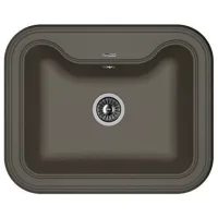 Chiuvetă Florentina Krit 630 63 x 51 / Piatră artificială / Antracit