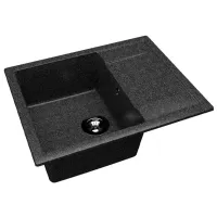 Chiuvetă Dr.Gans Tehno 650 65 x 51 / Piatră artificială / Black