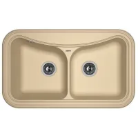 Chiuvetă Florentina Krit 860 86 x 51 / Piatră artificială / Cappucino