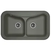 Кухонная мойка Florentina Krit 860 86 x 51 / Искусственный камень / Черный