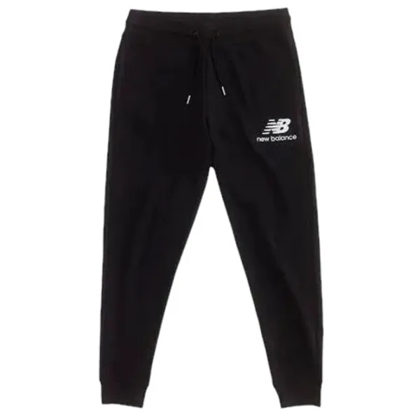Pantaloni sportivi pentru bărbați New Balance Essentials Stacked Logo M/ Black photo 1 Pantaloni sportivi pentru bărbați New Balance Essentials Stacked Logo M/ Black photo 1
