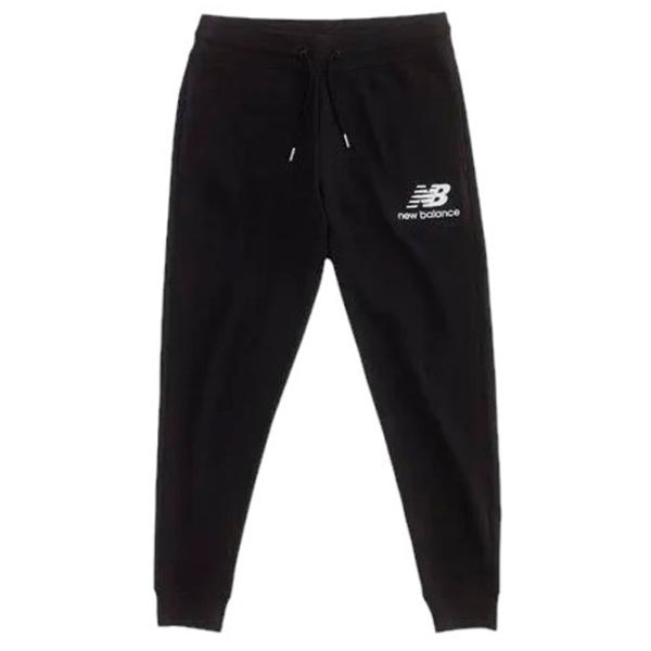 Pantaloni sportivi pentru bărbați New Balance Essentials Stacked Logo M/ Black photo 1 Pantaloni sportivi pentru bărbați New Balance Essentials Stacked Logo M/ Black photo 1