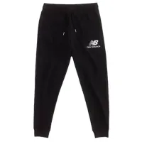 Спортивные брюки для мужчин New Balance Essentials Stacked Logo M/ Черный
