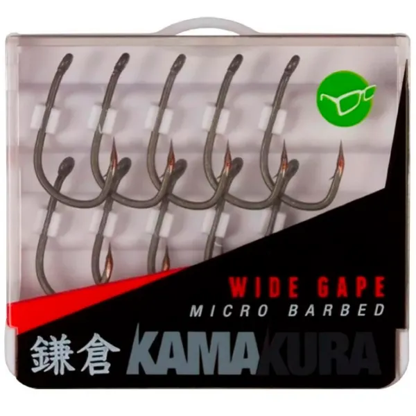 Set de cârlige Korda Kamakura Wide Gape Cantitatea în set - 10 / Mărimea - 4 photo 1