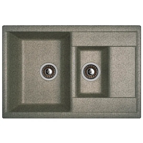 Chiuvetă Dr.Gans Astra 760K 76 x 51 / Piatră artificială / Basalt photo 1