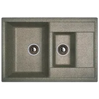 Chiuvetă Dr.Gans Astra 760K 76 x 51 / Piatră artificială / Basalt