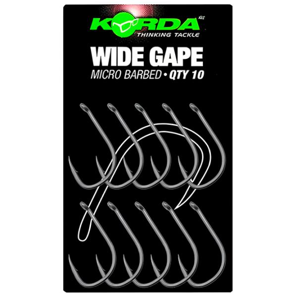 Set de cârlige Korda Wide Gape Cantitatea în set - 10 / Mărimea - 10 photo 1