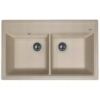 Chiuvetă Florentina Lipsi 820 82 x 51 / Piatră artificială / Gray