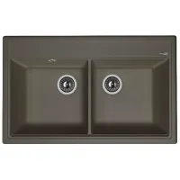 Кухонная мойка Florentina Lipsi 820 82 x 51 / Искусственный камень / Antracit
