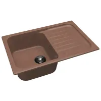 Кухонная мойка Dr.Gans Adelia 780 78 x 51 / Искусственный камень / Коричневый