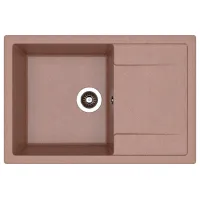 Chiuvetă Dr.Gans Tehno 760 76 x 51 / Piatră artificială / Terracotta