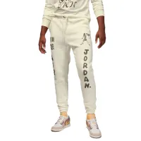 Pantaloni sportivi pentru bărbați Jordan Flt Artst Srs Flc Pant XXL/ Beige
