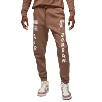 Pantaloni sportivi pentru bărbați Jordan Flt Artst Srs Flc Pant L/ Brown