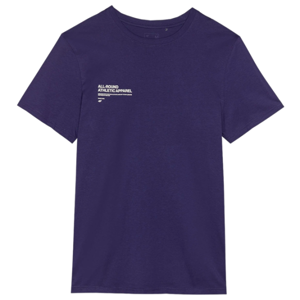 Tricou pentru bărbați 4F 4FRSS24TTSHM2061-31S 100% bumbac/ Navy Blue photo 1