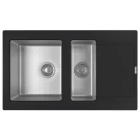 Кухонная мойка Florentina Combi 860 K 86 x 51 / Искусственный камень / Antracit