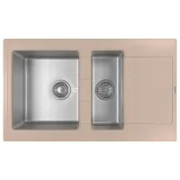 Chiuvetă Florentina Combi 860 K 86 x 51 / Piatră artificială / Sand