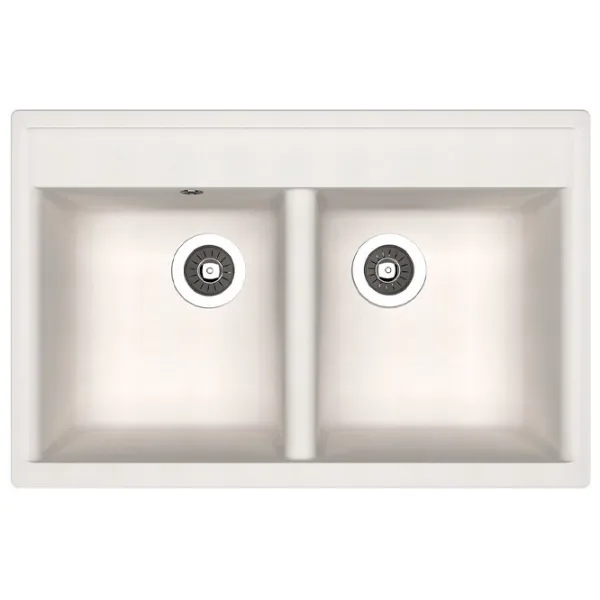 Кухонная мойка Dr.Gans Astra 780 78 x 51 / Искусственный камень / Белый photo 1
