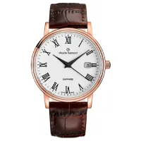 Ceas de mână pentru bărbați Claude Bernard 53009 37R BR Cuarț/ 42 mm