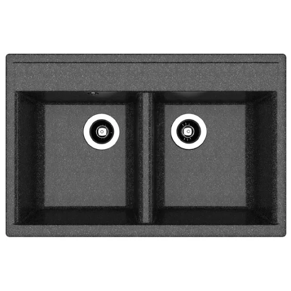 Кухонная мойка Dr.Gans Astra 780 78 x 51 / Искусственный камень / Черный photo 1