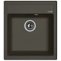 Chiuvetă Florentina Lipsi 460 46 x 51 / Piatră artificială / Antracit