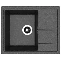 Chiuvetă Dr.Gans Nica 580 58 x 47 / Piatră artificială / Black