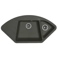 Chiuvetă Florentina Vesta 101 x 51 / Piatră artificială / Black