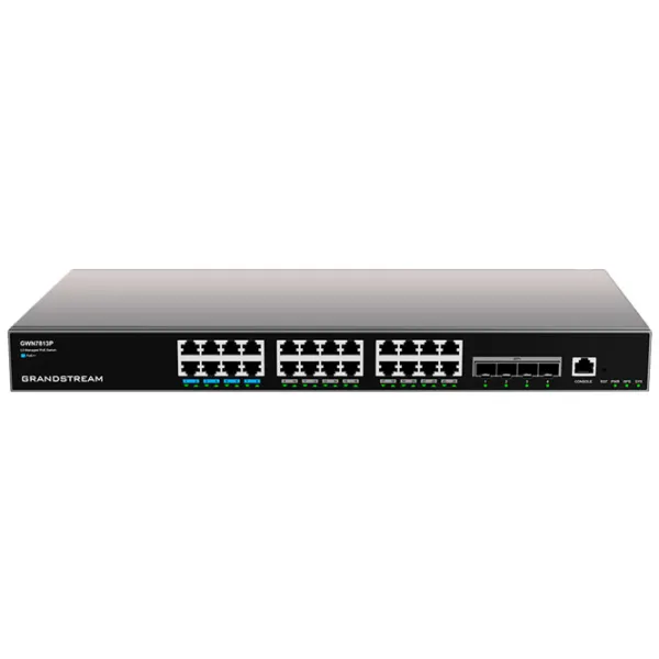 Коммутатор Grandstream GWN7813P Черный photo 1