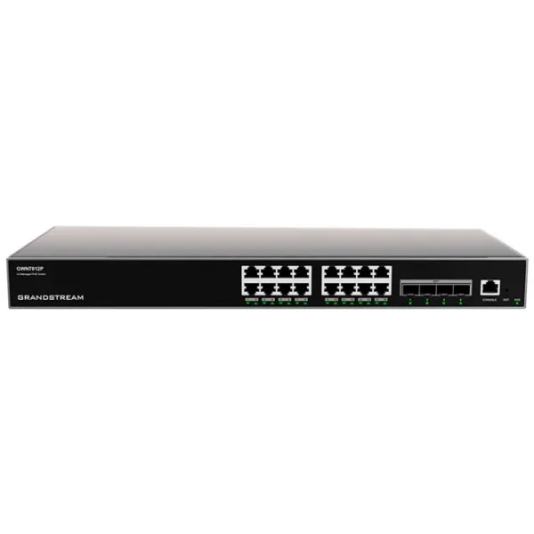 Коммутатор Grandstream GWN7812P Черный photo 1